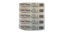 Pack of 10 - EasyTouch U-100 Syringe with Needle, 31G 0.5cc 5/16-Inch, Individually Wrapped
