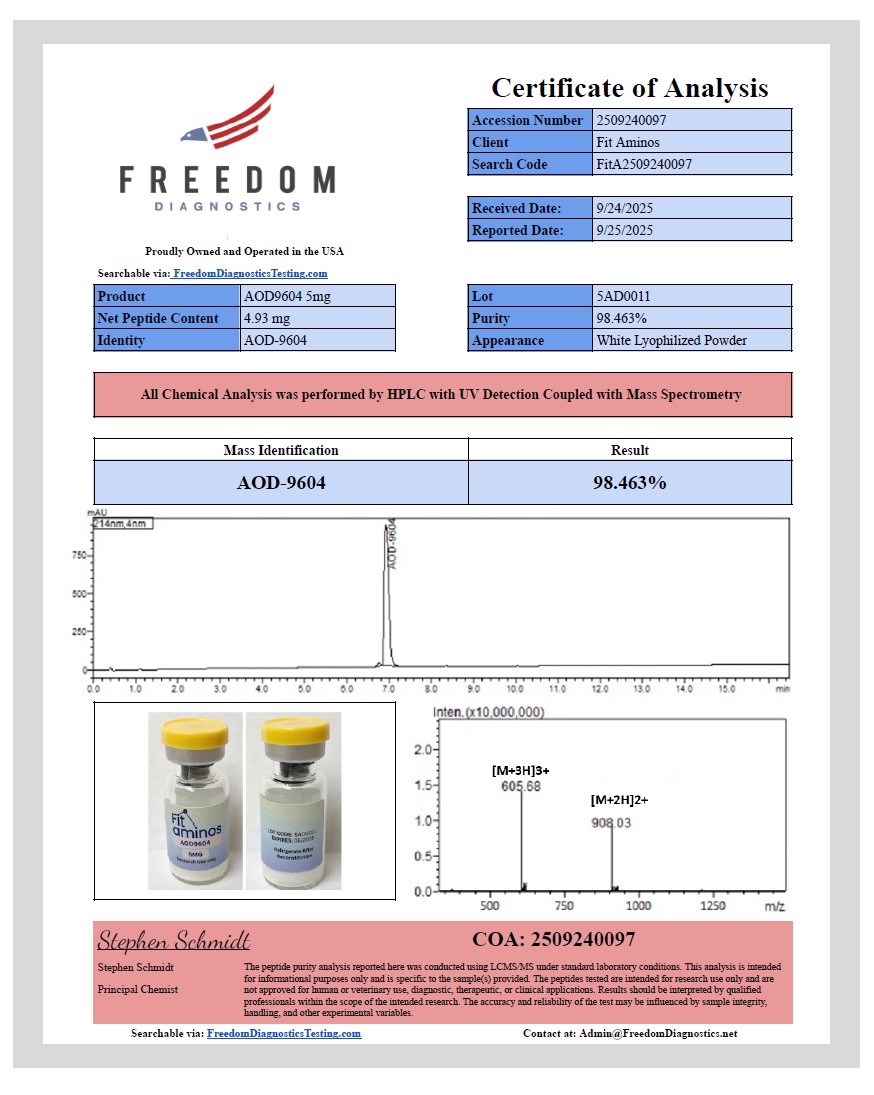 AOD9604 - 5mg - Image 2
