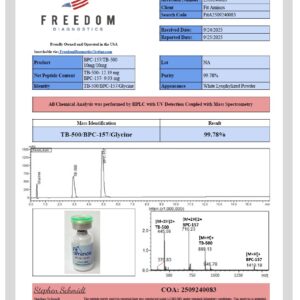 BPC-157 (10mg) + TB500 (10mg)