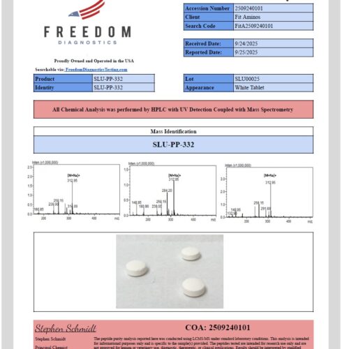 SLU-PP-32 – 250mcg/Capsule – 100 Capsules