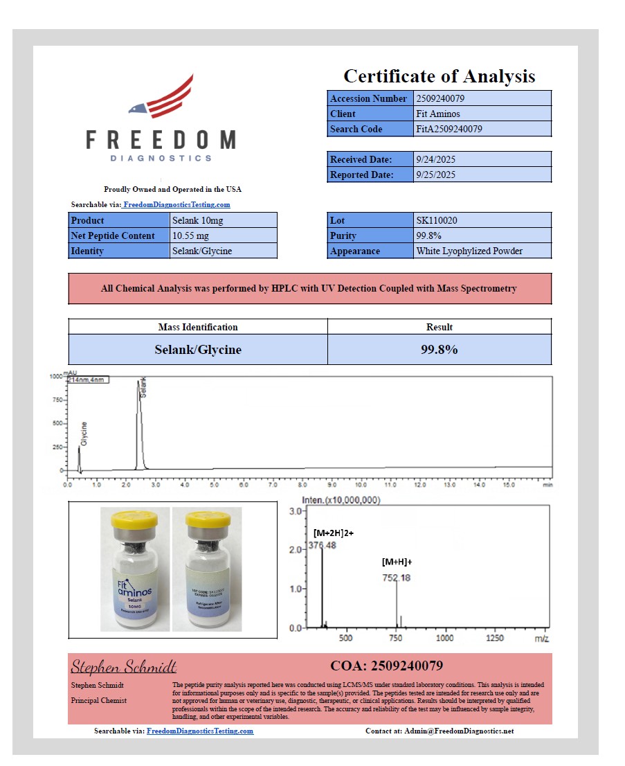 Selank - 10mg - Image 2