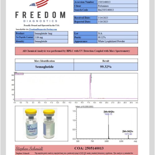 GLP-1S (5mg-10mg) – Research Peptide