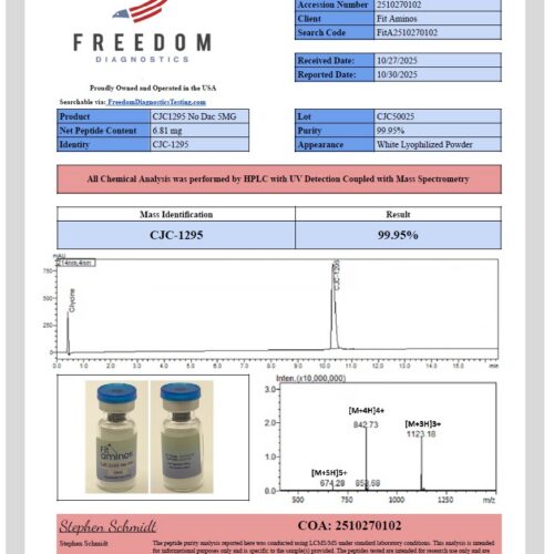 CJC-1295 No Dac (5mg – 10mg)