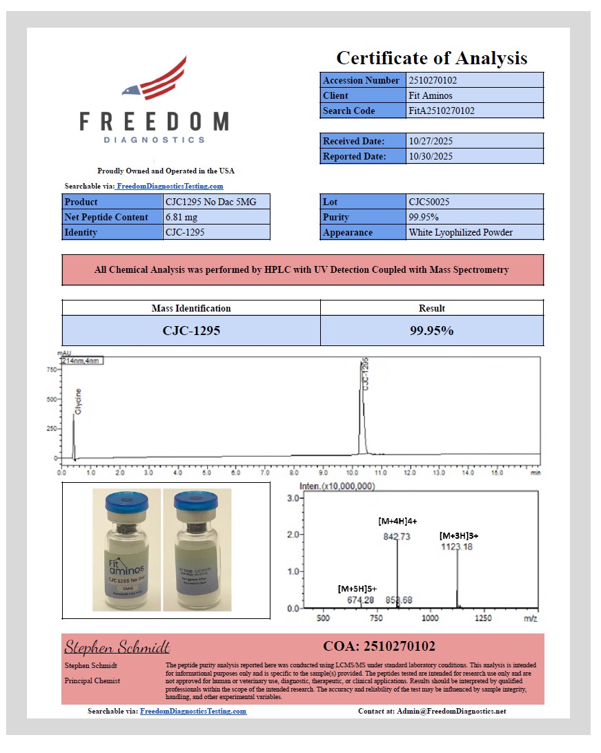 CJC-1295 No Dac (5mg - 10mg) - Image 3